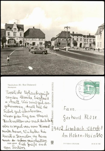 Ansichtskarte neubukow - ansichtskarte,