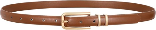 Schmaler damen ledergürtel - schmaler,