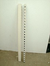 Säule 2x Regalsäule Regalständer 140 cm 8x3 Tegometall Tego Regale weiss weiß