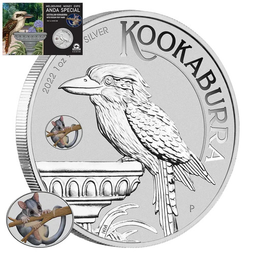 Silbermünze kookaburra coin - silbermünze,