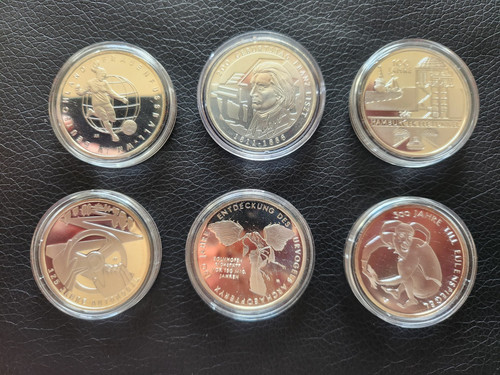Stück euro gedenkmünzen - stück,