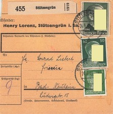 710545) DR Paketkarte aus