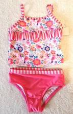 Mädchen Bikini TANKINI mit Rüschen Größe 98 Neu mit Etikett