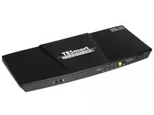 Tesmart KVM Switch HDMI + VGA Dual-Monitor 4:2  Ultra HD 4K  inkl. Fernbedienung