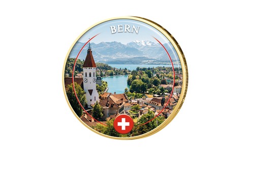 Euro vergoldet bern - vergoldet,