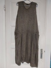 Damenkleid Überkleid Grobstrick 100% Wolle  Größe 54 Neu 