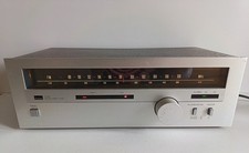 Vintage Sansui T-60 AM/FM Silber Stereo Tuner voll funktionsfähig 