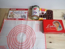 Backzubehör Blechdosen Matte Pralinen silikonform Ausstechform Konvolut