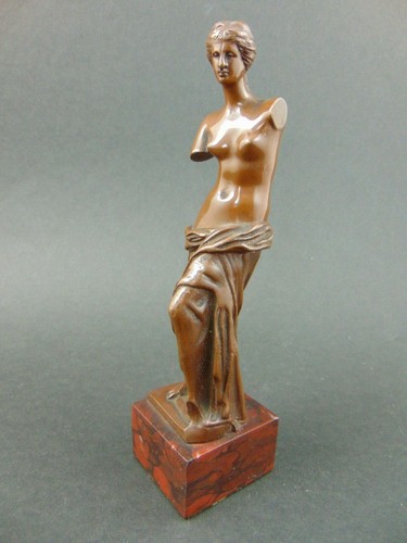 Kleine bronze statuette venus - bronze,