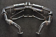 Edelstahl Sportauspuffanlage, fuenfteilig fuer PORSCHE Boxster Typ 981