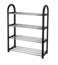 Metall Schuhregal 4 Etagen -