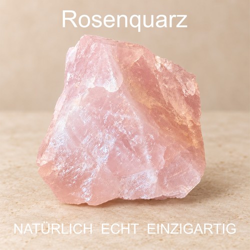 Rosenquarz rohstein 5 cm - rosenquarz,