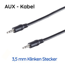 AUX Kabel 3,5mm Klinke Stecker