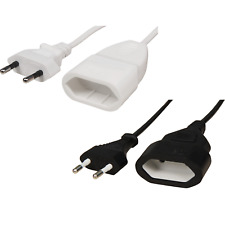 Euro-Verlängerung Kabel Weiß