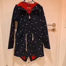 DAMEN SOFT SCHELL JACKE BLAU GEPUNKTET GR.36  VON DERBE