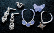 %***Barbie Schmuck*Halsketten,Ohrring/Stecker,Handring,Haarspange***%