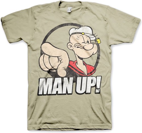 Popeye man shirt khaki - up!,