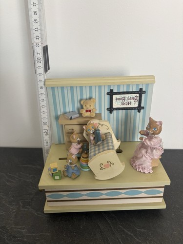 Vintage spieluhr katzen - spieluhr,