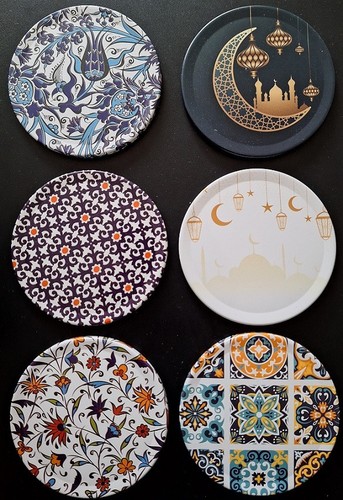 Set untersetzer 8 cm - set, untersetzer,