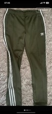 Adidas Damen Jogginghose Gr. S M 36 Armygrün Grün