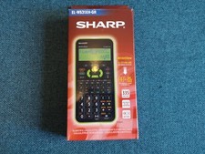 Sharp EL-W531 XH GR Taschenrechner Schulrechner Write View 4,7" Batteriebetrieb
