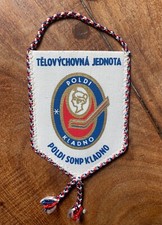 Eishockey Wimpel - Poldi Kladno - Sehr guter Zustand