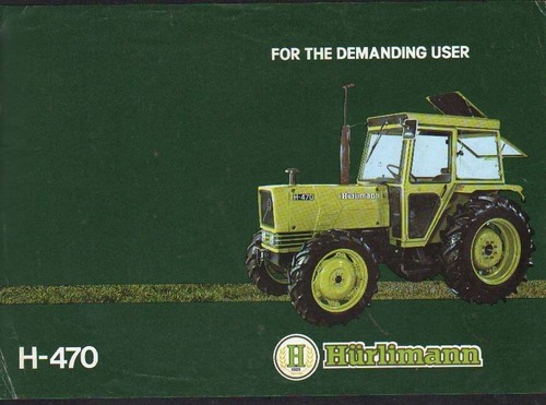 Hurlimann traktor prospekt - traktor,