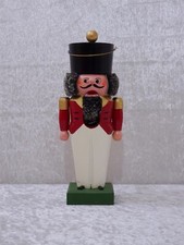 xF2KQn - DDR Design Holz Nussknacker Soldat - Vintage - Erzgebirge - 21 cm