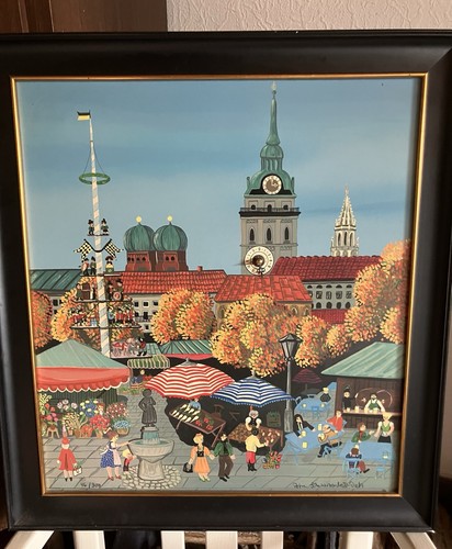 Bild öl auf malpappe - bild,