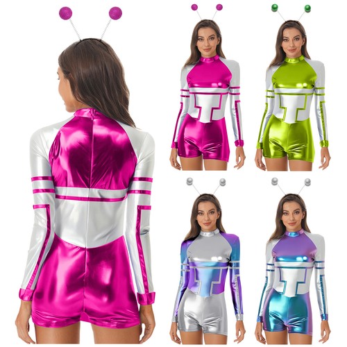 Damen metallic kostüm - damen,