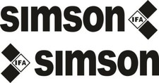 2x Simson Aufkleber Sticker