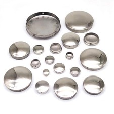 Rohrstopfen Rund Edelstahl Rohrverschluss Endkappen Kappen A2 Rohrkappen Stopfen