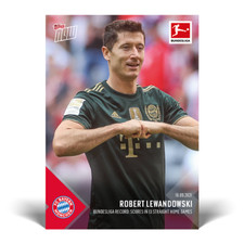 Topps Now Bundesliga 2021-22 - Card 030 - Robert Lewandowski - Bayern München EN