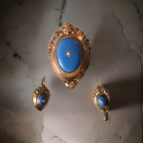 Biedermeier schmuckset - biedermeier,