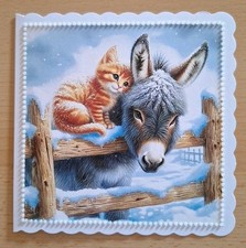 3D-Grusskarte ° Kätzchen mit