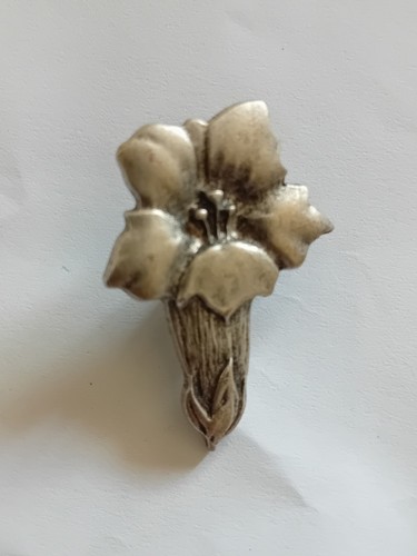 Brosche pin enzian - brosche, farbe