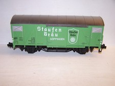 Märklin 5862 Spur 1 Eisenbahn gedeckter Güterwagen Staufen Bräu Göppingen