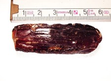 Seltener, Indonesischer-Sumatra Roh-Bernstein, rötlich durchscheinend   8,70 g.