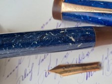 parker duofold jr. von 1927 in lapislazuli blau funktionsfähig originalfeder nio