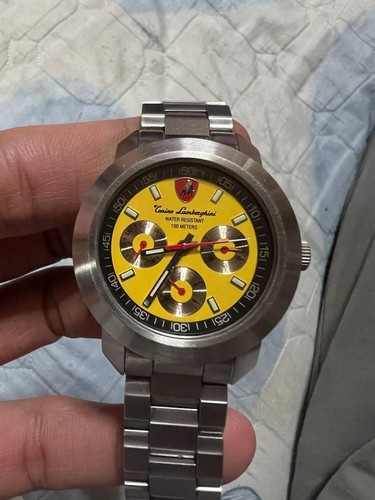 Lamborghini quarzuhr gelb - quarzuhr,
