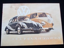VW Käfer Cabrio Barndoor T1 25PS 16S. A4 1950/51 Deutsch Prospekt Brochure 773