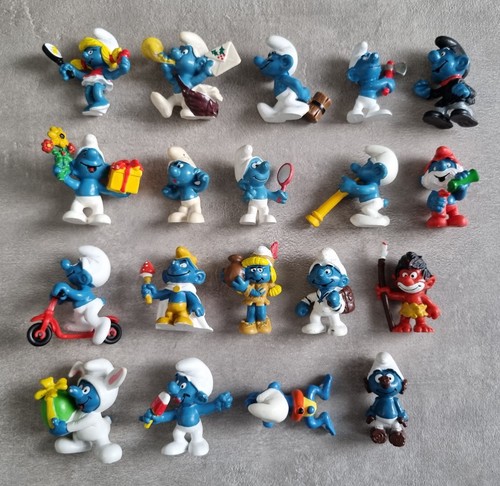 19x schlümpfe set peyo - 19x,