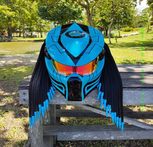 Custom predator motorradhelm - predator,