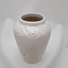 Vase Scheurich Keramik Vintage Weiß kleine retro Blumenvase selten 11,5cm