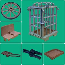 Playmobil 3674 Gefangenentransport Kutsche Ersatzteile AUSWÄHLEN  #P57