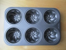 ?Tortelett/Tartelette Backblech, 6 Formen, für Muffins, Kleinkuchen, Törtchen?