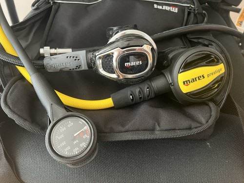 Mares atemregler set - carbon, 52