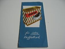 Werbung KAFIX Rapid für jeden Kaffeetisch Kaffeesurrogat-Extrakt Kaffeeersatz