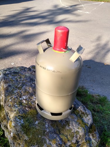 Gasflasche 11kg grau leer