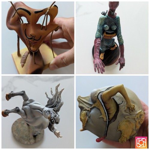 Salvador dali skulpturen - dali,